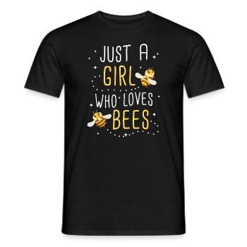 Abeille mellifère Apiculteur Abeilles Abeilles Abeille Abeille - T-shirt homme - noir - Devant - AI Model Male 178 light (178cm)