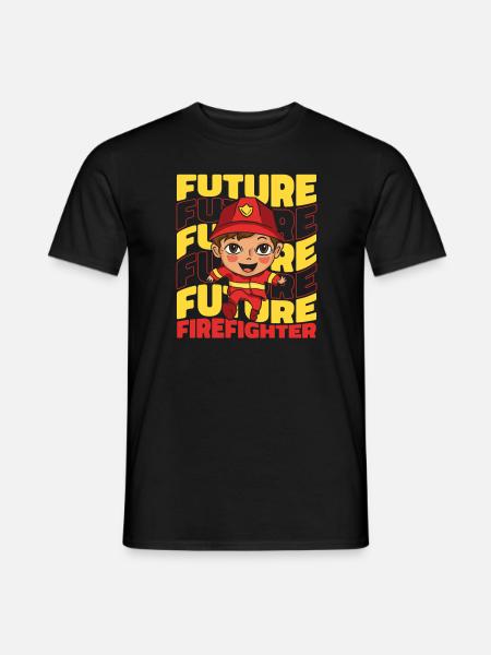 Pompier - T-shirt homme - noir
