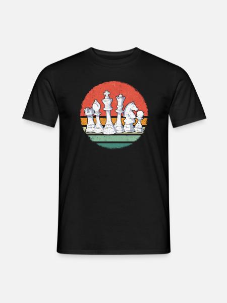 Joueurs d’échecs - T-shirt homme - noir