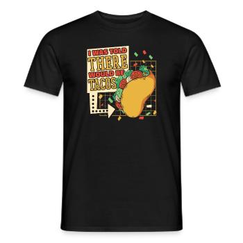 Taco Tacos mexikanisches Essen Mexiko - Männer T-Shirt - Schwarz - Vorne - AI Model Male 178 light (178cm)
