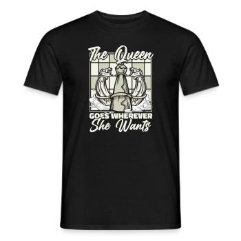 Schach Schachspieler - Männer T-Shirt - Schwarz - Vorne - AI Model Male 178 light (178cm)