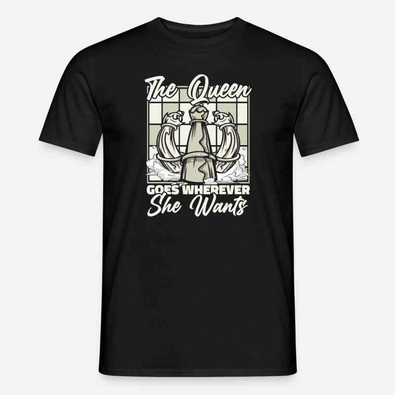 Joueurs d’échecs - T-shirt homme - noir