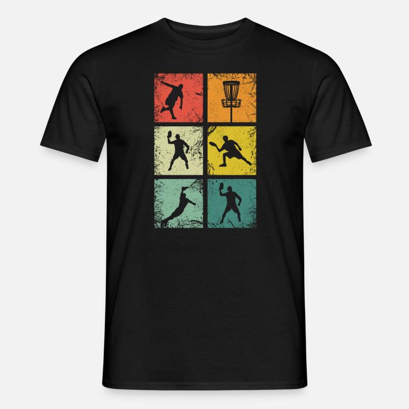 Frisbee Disc Golf - Männer T-Shirt - Schwarz