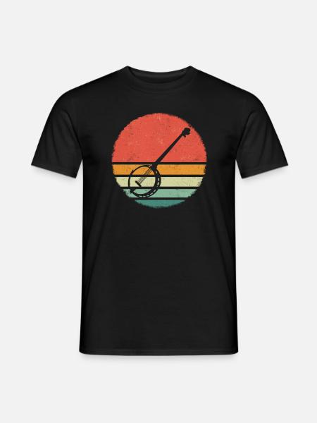 Banjo Instrument - Men's T-Shirt - black