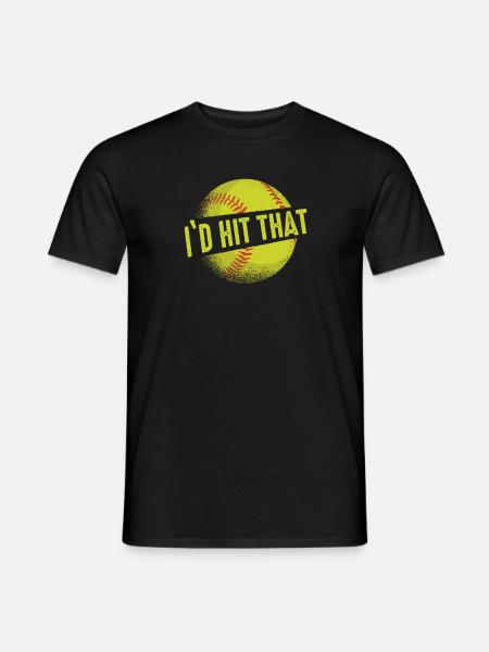 Softball Sport Softball Player - Men's T-Shirt - black