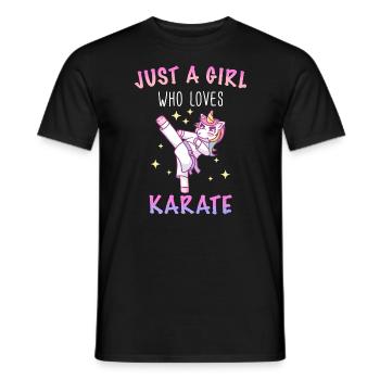 Karaté Karaté Combattant Arts Martiaux - T-shirt homme - noir - Devant - AI Model Male 178 light (178cm)