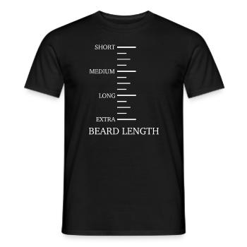 Bart Schnurrbart Bärtige Männer - Männer T-Shirt - Schwarz - Vorne - AI Model Male 178 light (178cm)