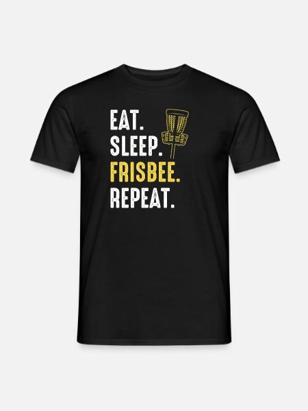 Frisbee Disc Golf - Men's T-Shirt - black