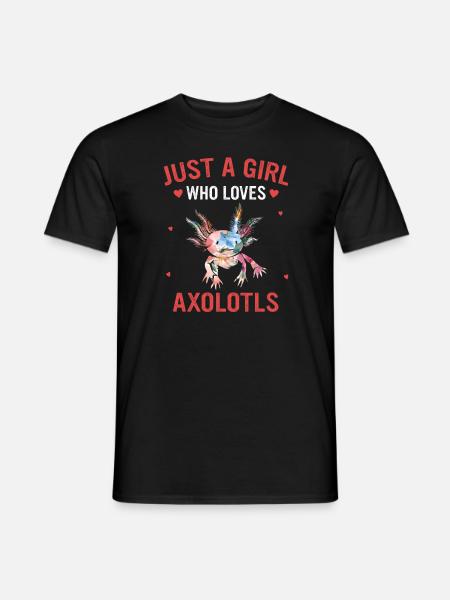 Poisson Axolotl - T-shirt homme - noir