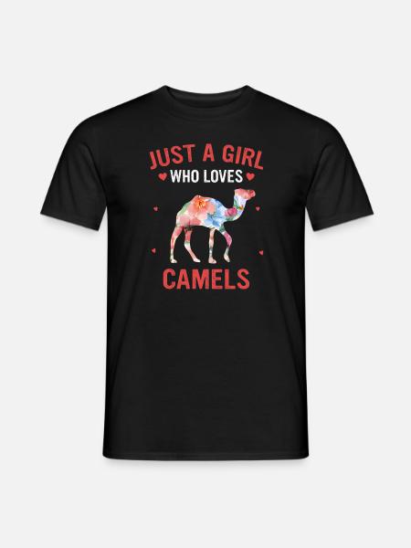 Camel Desert Camels Egypt - Men's T-Shirt - black