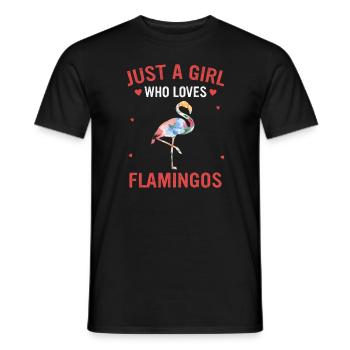 Flamingo Tier Rosa - Männer T-Shirt - Schwarz - Vorne - AI Model Male 178 light (178cm)