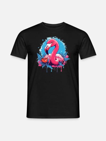 Flamant - T-shirt homme - noir