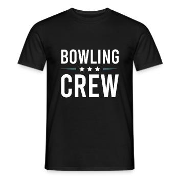 Bowling Crew - Men's T-Shirt - black - Front - AI Model Male 178 light (178cm)
