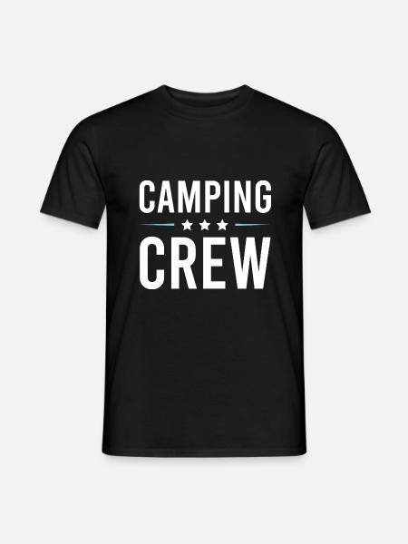 Camping Crew - Men's T-Shirt - black