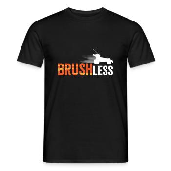 Brushless RC Car ferngesteuert - Männer T-Shirt - Schwarz - Vorne - AI Model Male 178 light (178cm)
