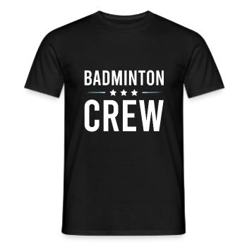 Équipe de badminton - T-shirt homme - noir - Devant - AI Model Male 178 light (178cm)