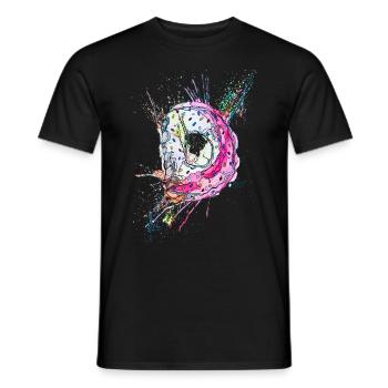 Donut - Männer T-Shirt - Schwarz - Vorne - AI Model Male 178 light (178cm)