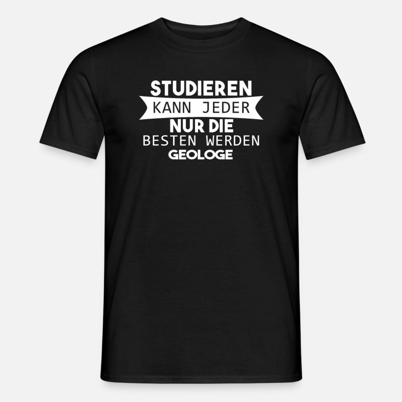 Geologe Beruf - Männer T-Shirt - Schwarz