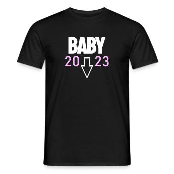Bébé Fille 2023 Fille - T-shirt homme - noir - Devant - AI Model Male 178 light (178cm)