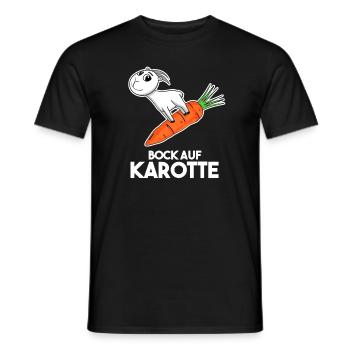 Karotte Ziege Ziegenbock - Männer T-Shirt - Schwarz - Vorne - AI Model Male 178 light (178cm)