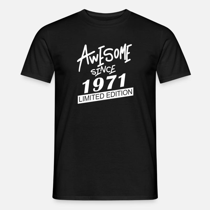 1971 - Männer T-Shirt - Schwarz