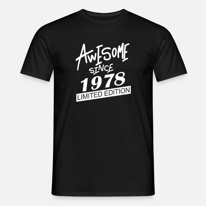 1978 - T-shirt uomo - nero