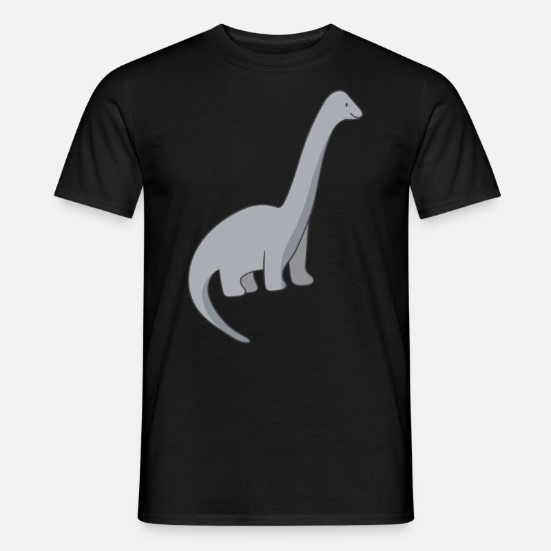 Dinosaurier Dino - Männer T-Shirt - Schwarz