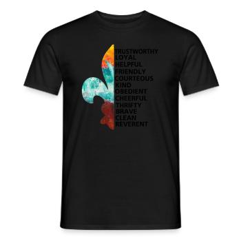 Scouts, Scouts, Amoureux de la Nature - Tshirt - T-shirt homme - noir - Devant - AI Model Male 178 light (178cm)