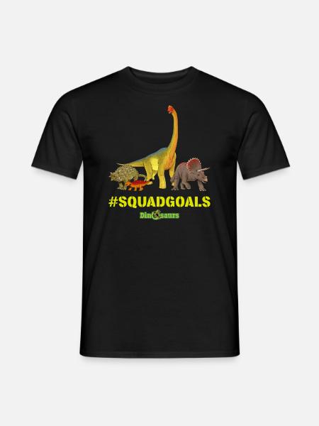 Schleich Dinosaurs #Squadgoals - Men's T-Shirt - black