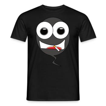 Ver noir Tuxedo - T-shirt homme - noir - Devant - AI Model Male 178 light (178cm)