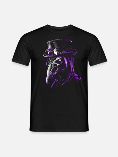 médecin médiéval - T-shirt homme - noir