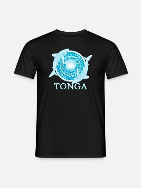 Weißspitzenriffhaie Tonga Pride - Männer T-Shirt - Schwarz