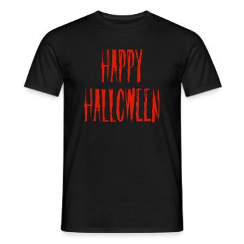 happy halloween costume - Men's T-Shirt - black - Front - AI Model Male 178 light (178cm)