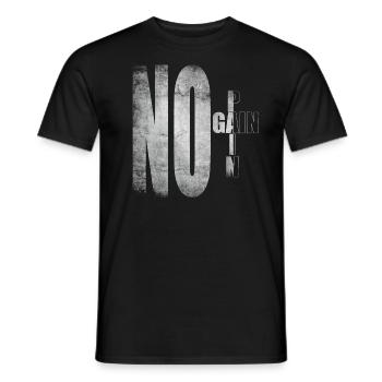 Ohne Fleiß kein Preis - Männer T-Shirt - Schwarz - Vorne - AI Model Male 178 light (178cm)