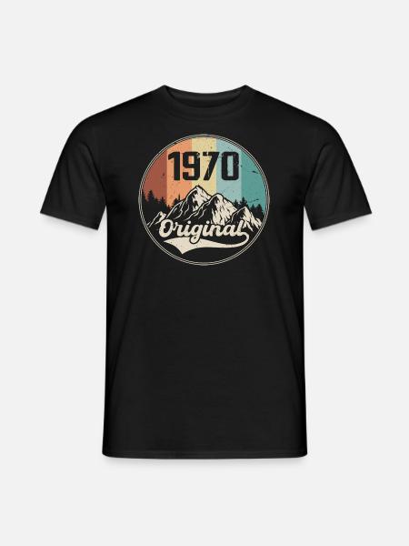 Original Geburtstagsgeschenk aus den 1970er Jahren - 1970er Jahre - Männer T-Shirt - Schwarz