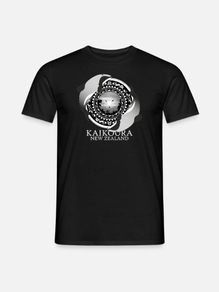 Neuseeland Kaikoura Hector Delfin - Männer T-Shirt - Schwarz