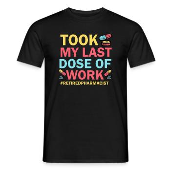 Pensionierter Apotheker, Rentner Apotheke - Männer T-Shirt - Schwarz - Vorne - AI Model Male 178 light (178cm)