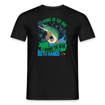 Brochet Pêche Pêche Attrapeur Brochet Pêcheur Pêcheur - T-shirt homme - noir - Devant - AI Model Male 178 light (178cm)
