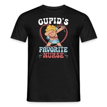 Valentinstag 14. Februar Krankenschwester Pflege - Männer T-Shirt - Schwarz - Vorne - AI Model Male 178 light (178cm)