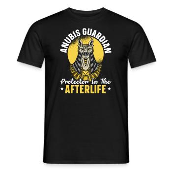 Anubis Egyptian God Mythology Egypt Pharaoh - Men's T-Shirt - black - Front - AI Model Male 178 light (178cm)