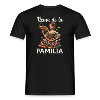 Fête des Mères Racines espagnoles Maman Maternité - T-shirt homme - noir - Devant - AI Model Male 178 light (178cm)