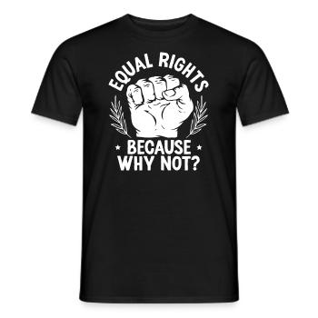 Gender Equality, Lgbt, Gays, Lesbians, Transgender - Men's T-Shirt - black - Front - AI Model Male 178 light (178cm)