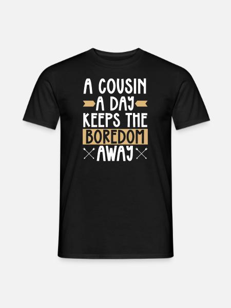 Cousin crew, best cousin ever, - Men's T-Shirt - black