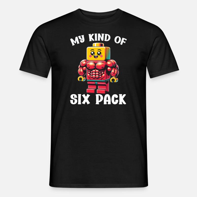 Expert Master Builder Bricks - Men’s T-shirt - black