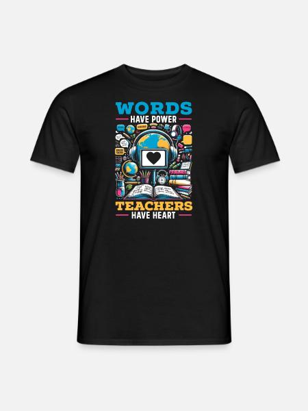 Ell-teacher teaching English learner - Men's T-Shirt - black