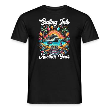 Cruise Ship Cruise Boat Trip - Men's T-Shirt - black - Front - AI Model Male 178 light (178cm)