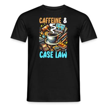 Avocate Assistante Emploi Profession Amateur de café Drôle - T-shirt homme - noir - Devant - AI Model Male 178 light (178cm)