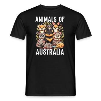 Dingo-liebhaber Westaustralien-tier-hundedingos - Männer T-Shirt - Schwarz - Vorne - AI Model Male 178 light (178cm)