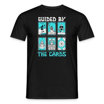 Tarotkartenleser, Kartomantien-enthusiast, - Männer T-Shirt - Schwarz - Vorne - AI Model Male 178 light (178cm)