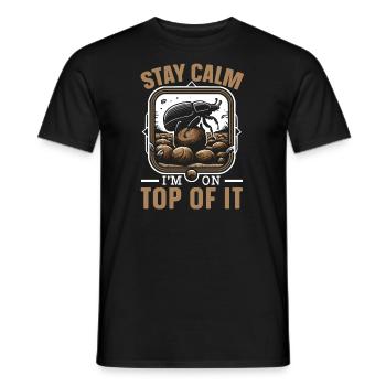 Entomology Insect Collector - Men's T-Shirt - black - Front - AI Model Male 178 light (178cm)